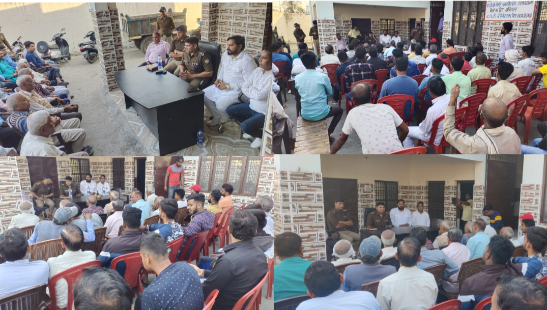 होली एवं शब-ए-बरात पर्व को सकुशल सम्पन्न कराने हेतु थाना कनखल पुलिस द्वारा ग्राम नूरपुर-पंजनहेड़ी में किया गया बैठक का आयोजन