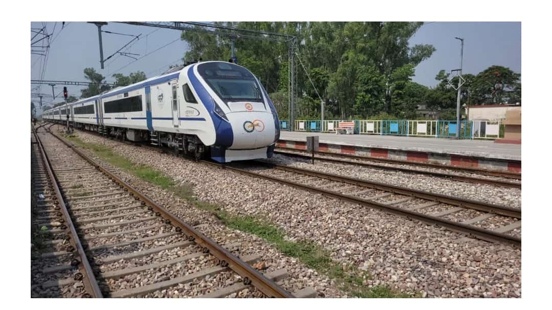 देहरादून-डोईवाला में वंदे भारत एक्सप्रेस ट्रेन का ट्रायल रन सफल