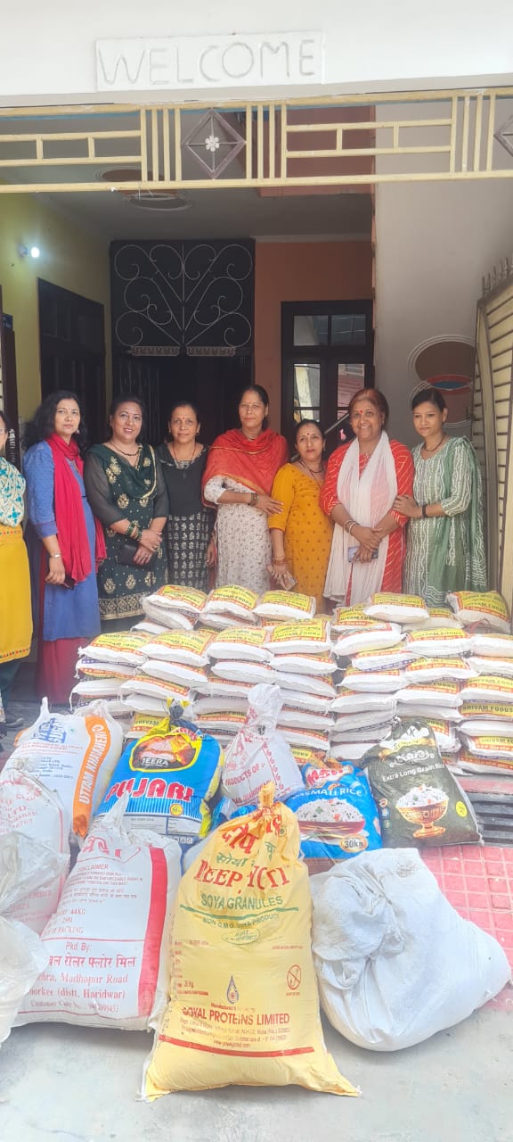 आपदा पीड़ितों के लिए स्पर्श गंगा एवं गंगा परिवार ने भेजी खाद्य सामग्री