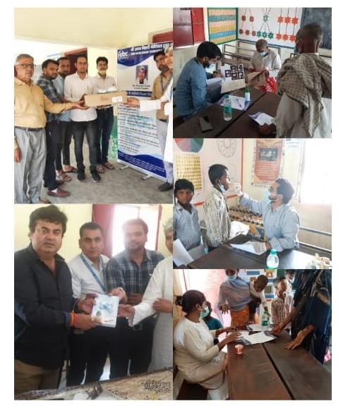 श्री अवध बिहारी चैरिटेबल ट्रस्ट के तत्वावधान में राजकीय प्राथमिक विद्यालय दल्ला वाला खानपुर में फ्री हेल्थ चेकअप चिकित्सा शिविर का किया गया आयोजन
