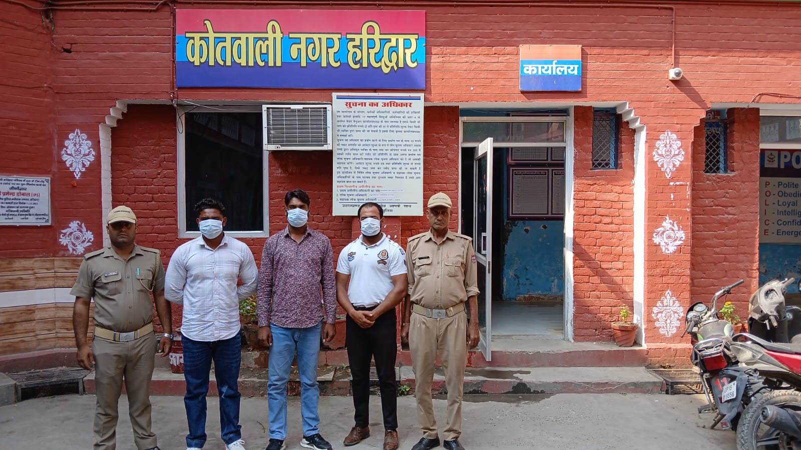 कोतवाली हरिद्वार नगर पुलिस ने शान्ति भंग में  03  रिकवरी एजेन्टो को किया गिरफ्तार