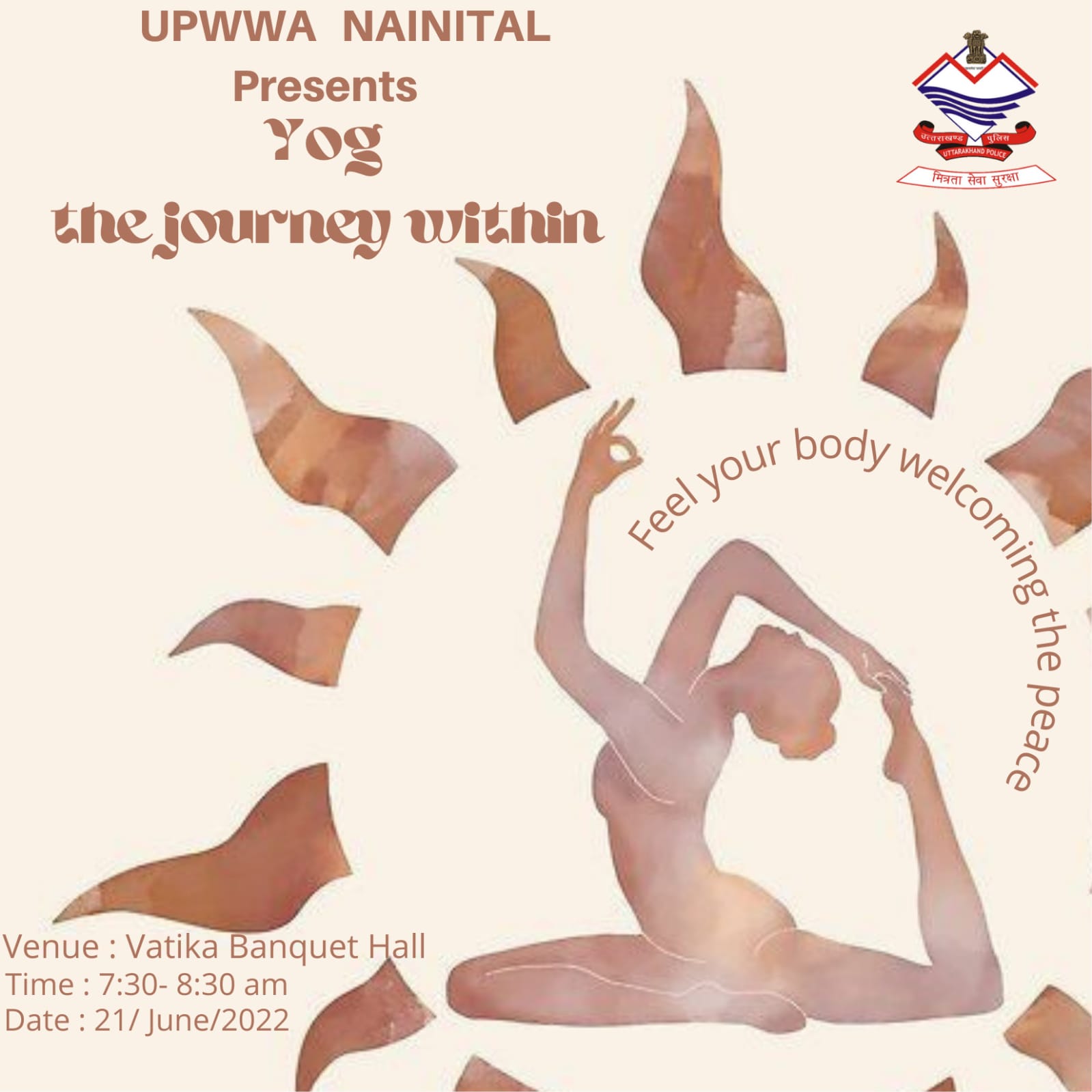 अंतर्राष्ट्रीय योग दिवस के अवसर पर UPWWA द्वारा आयोजित बृहद योग शिविर का आयोजन
