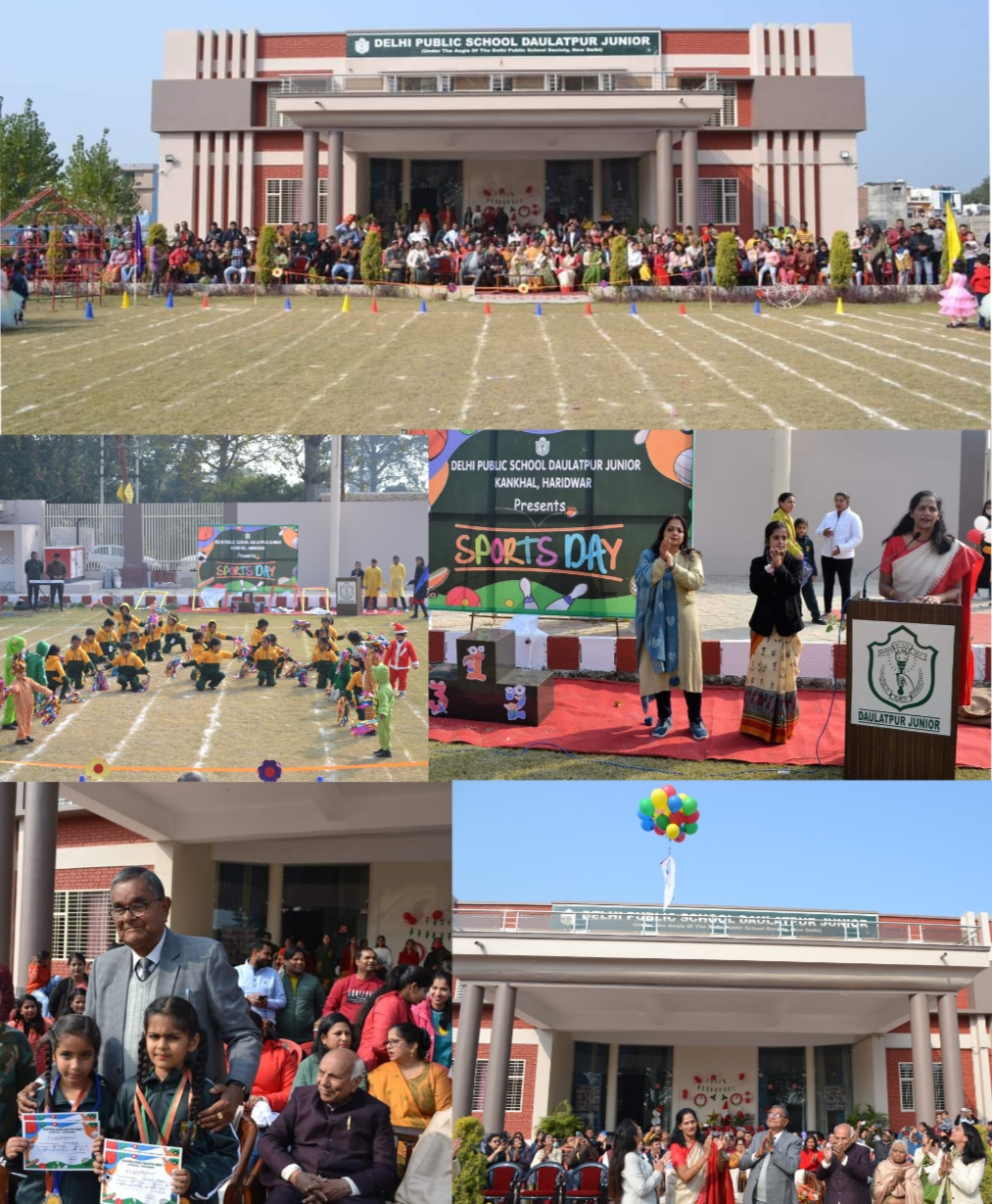 प्रथम वार्षिक खेल दिवस पर डीपीएस दौलतपुर जूनियर के बच्चों ने दिखाया दम