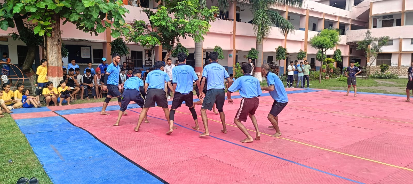 सरस्वती विद्या मंदिर भेल में कबड्डी व खो-खो के खिलाड़ियों ने दिखाया दमखम