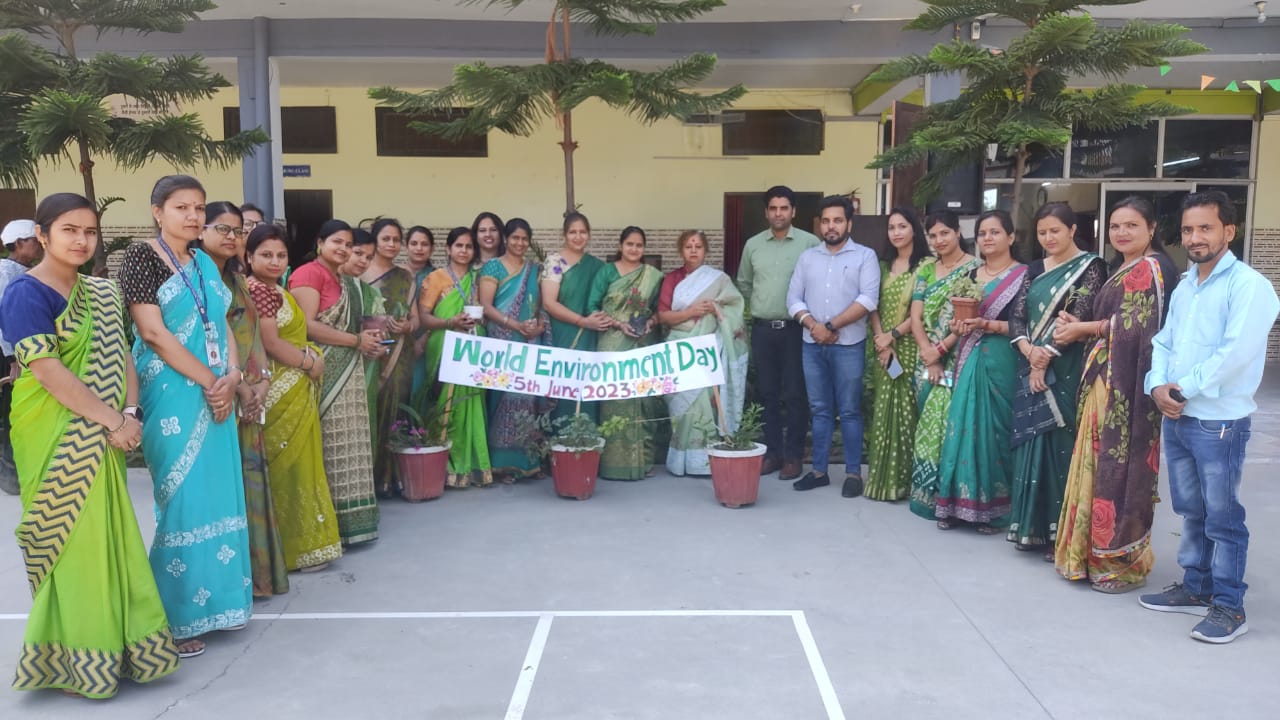 न्यू सेंट थॉमस एकेडमी रोशनाबाद में मनाया गया विश्व पर्यावरण दिवस