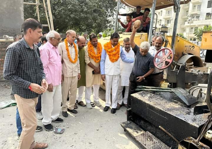 भाजपा संगठन और सरकार क्षेत्र के लगातार विकास के लिए प्रतिबद्ध : आदेश चौहान