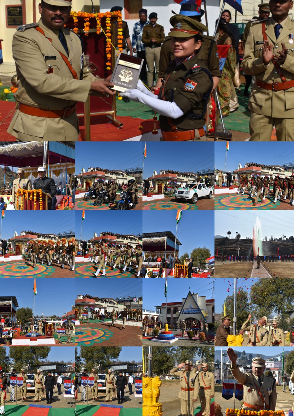 चंपावत पुलिस ने हर्षोल्लास से मनाया गणतंत्र दिवस