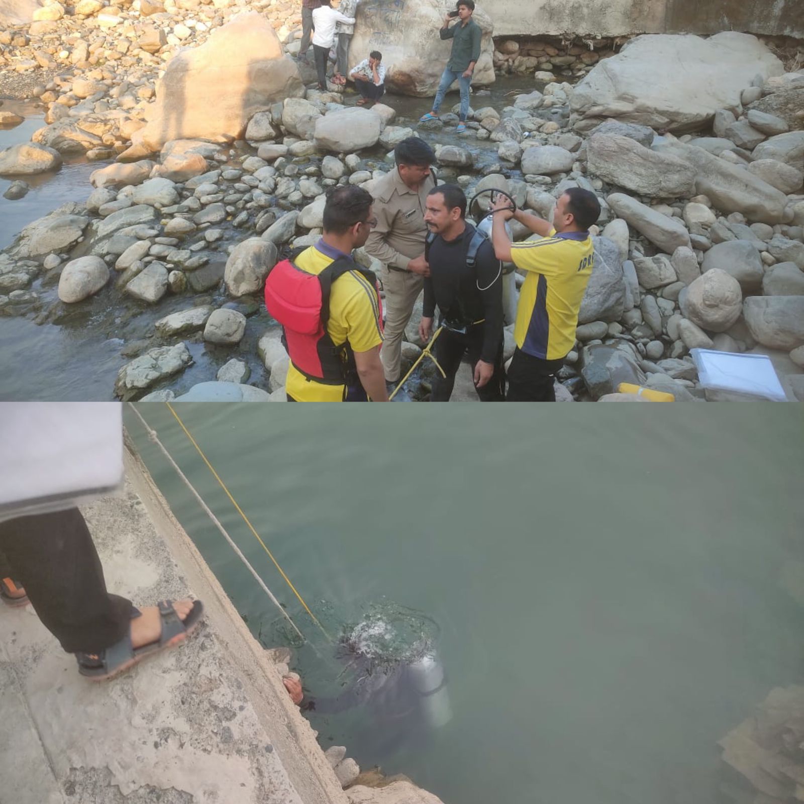 नदी में डूबे किशोर को निकालकर एसडीआरएफ ने पहुंचाया अस्पताल