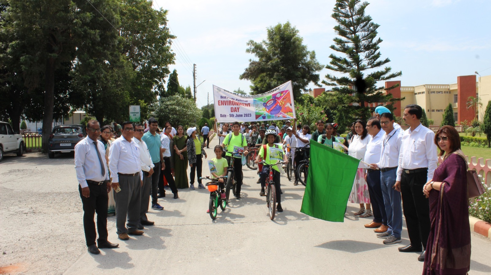 डीपीएस रानीपुर में संगोष्ठी का आयोजन,साइकिल रैली निकालकर दिया प्रकृति संरक्षण का संदेश