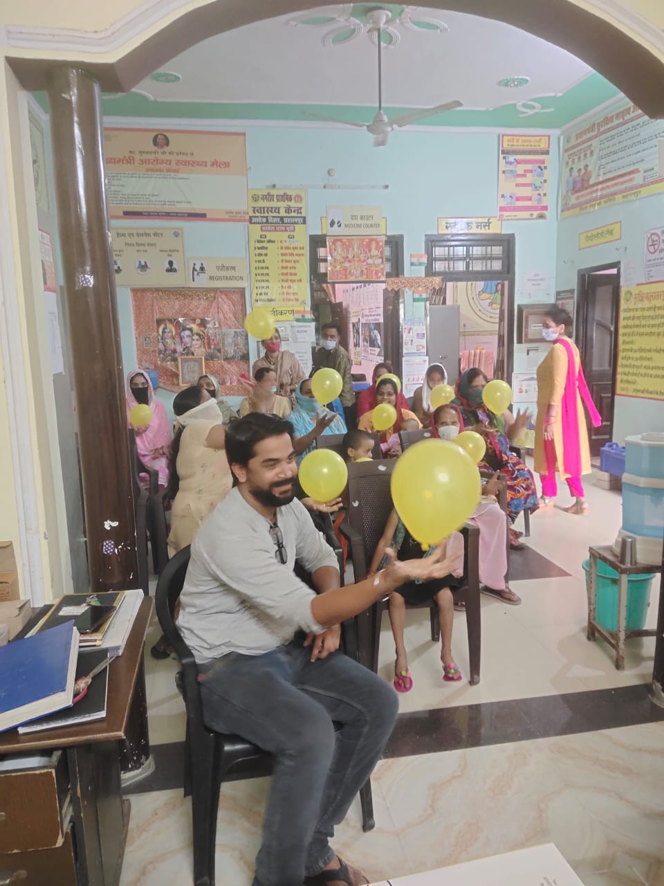 नगरीय प्राथमिक स्वास्थ्य केन्द्र अशोक विहार पर सास बेटा बहु सम्मेलन का आयोजन किया गया