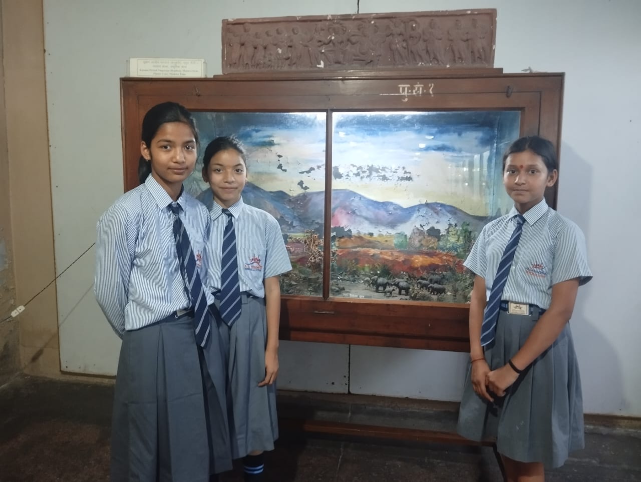 मां आनंदमयी मेमोरियल स्कूल के विद्यार्थियों ने किया गुरुकुल विवि के पुरातत्व संग्रहालय का शैक्षणिक दौरा