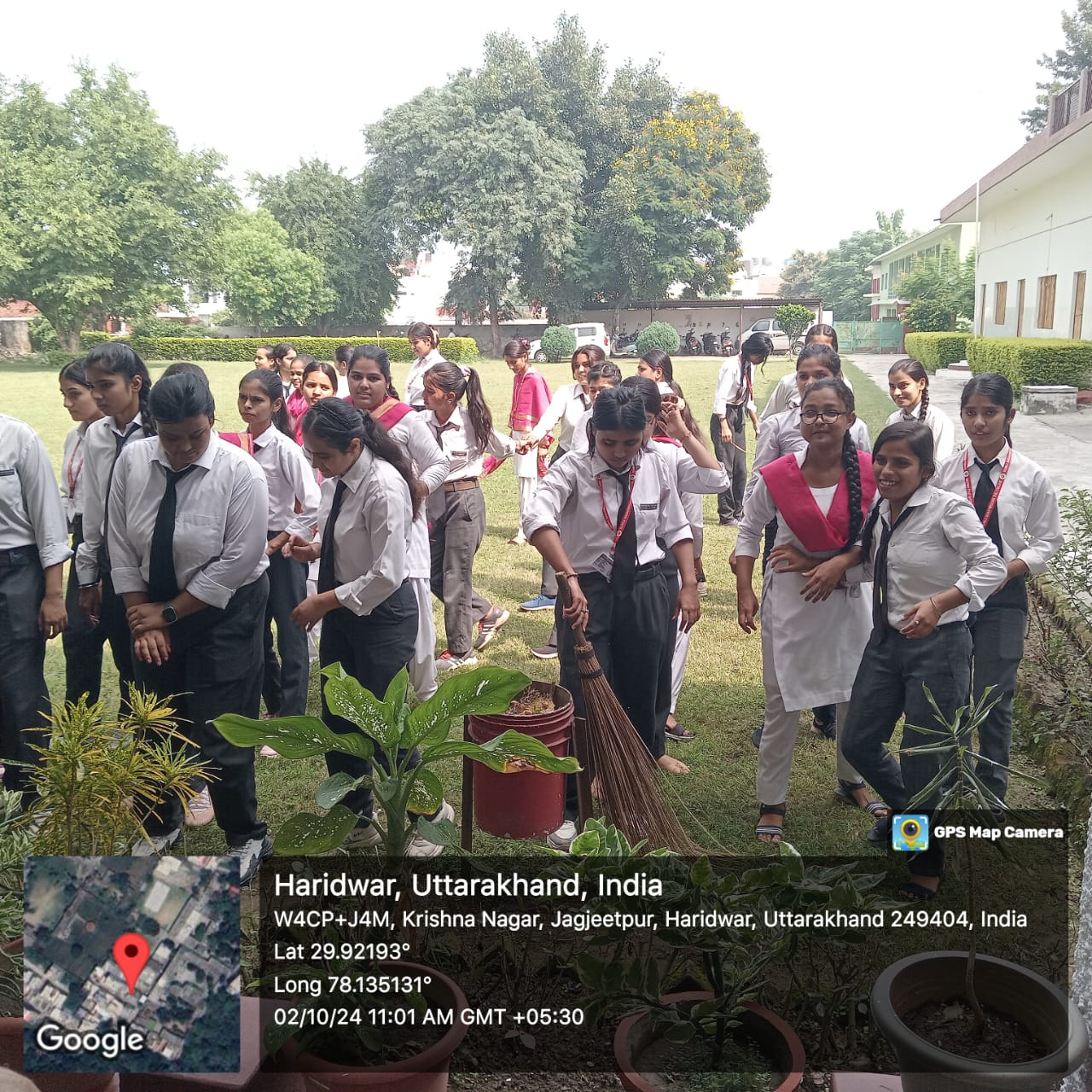 महिला महाविद्यालय पीजी कॉलेज में श्रद्धापूर्वक मनाई गई महात्मा गांधी व शास्त्री जयंती