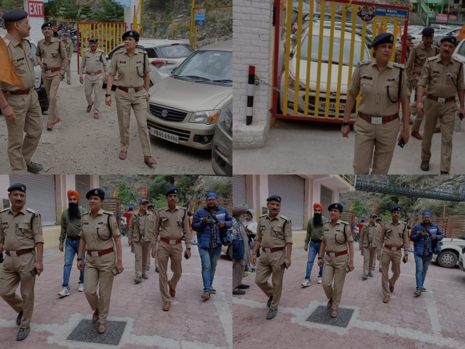 हेमकुण्ड साहिब यात्रा के परिपेक्ष्य में पुलिस अधीक्षक द्वारा किया गया गोविन्दघाट क्षेत्र का निरीक्षण, दिये गए आवश्यक दिशा निर्देश
