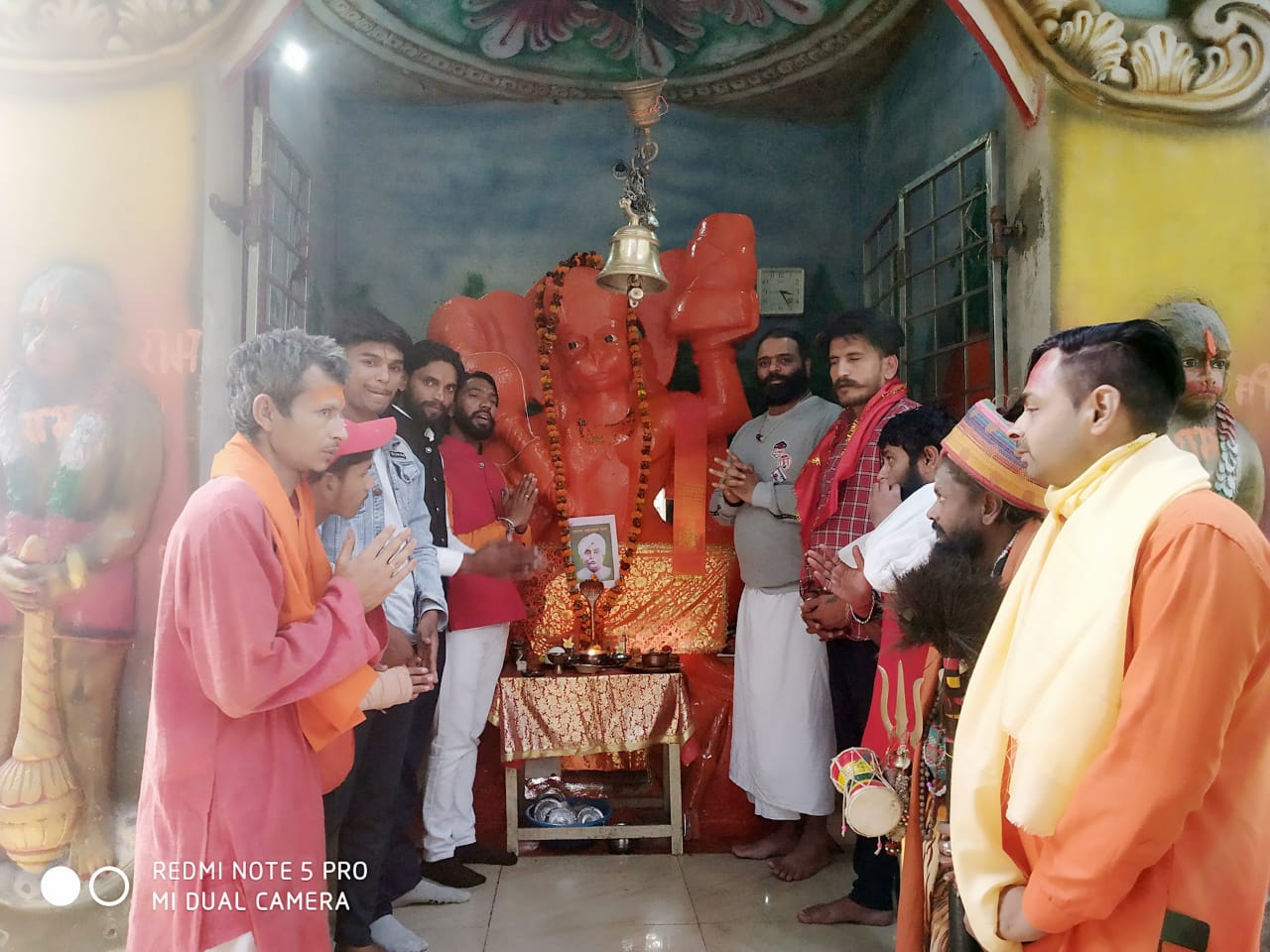 भैरव सेना स० ने सहारनपुर के हनुमान मंदिर में मनाई लाला लाजपत राय की जयंती