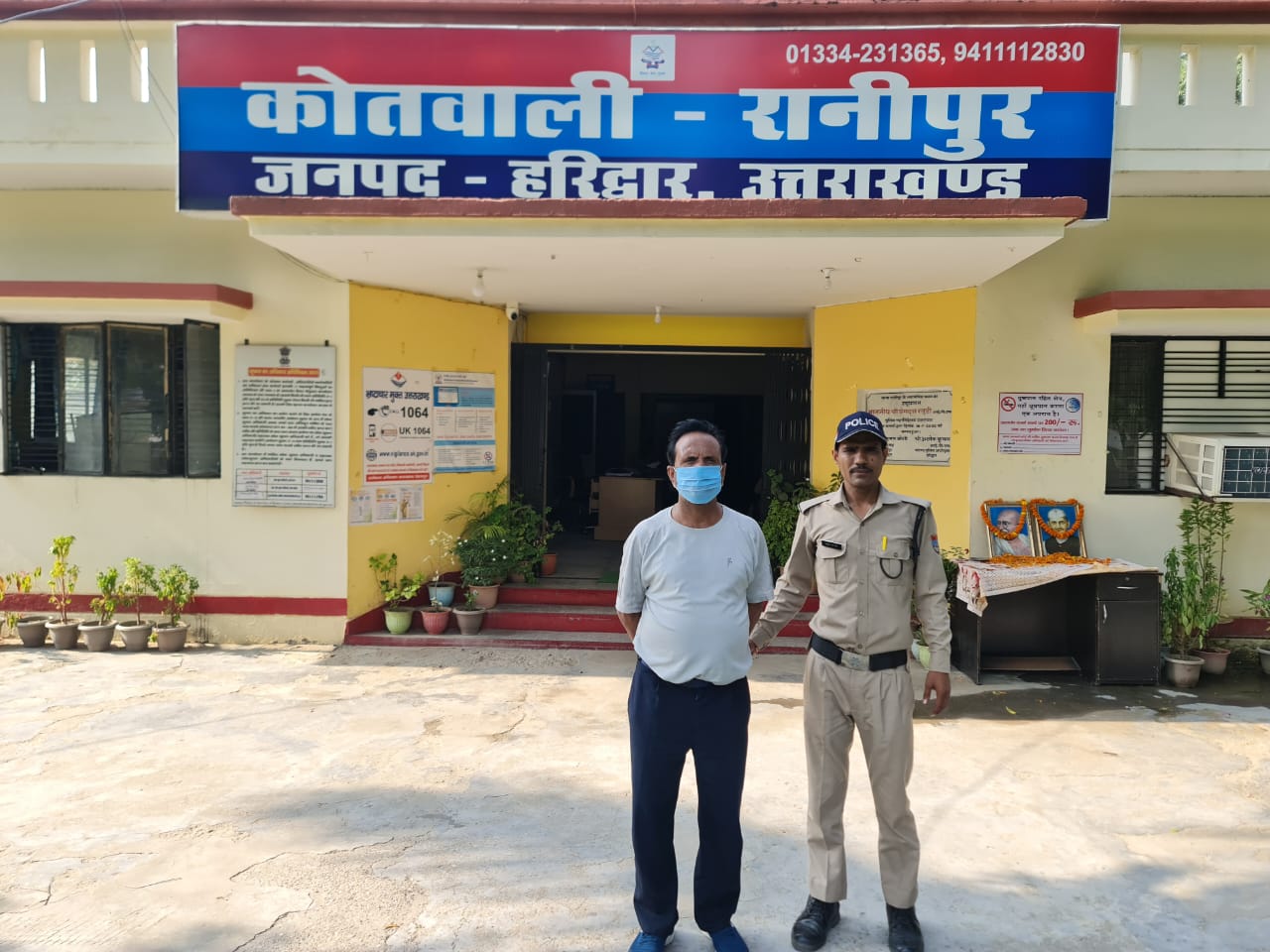 रानीपुर पुलिस ने वारंटी दबोचा