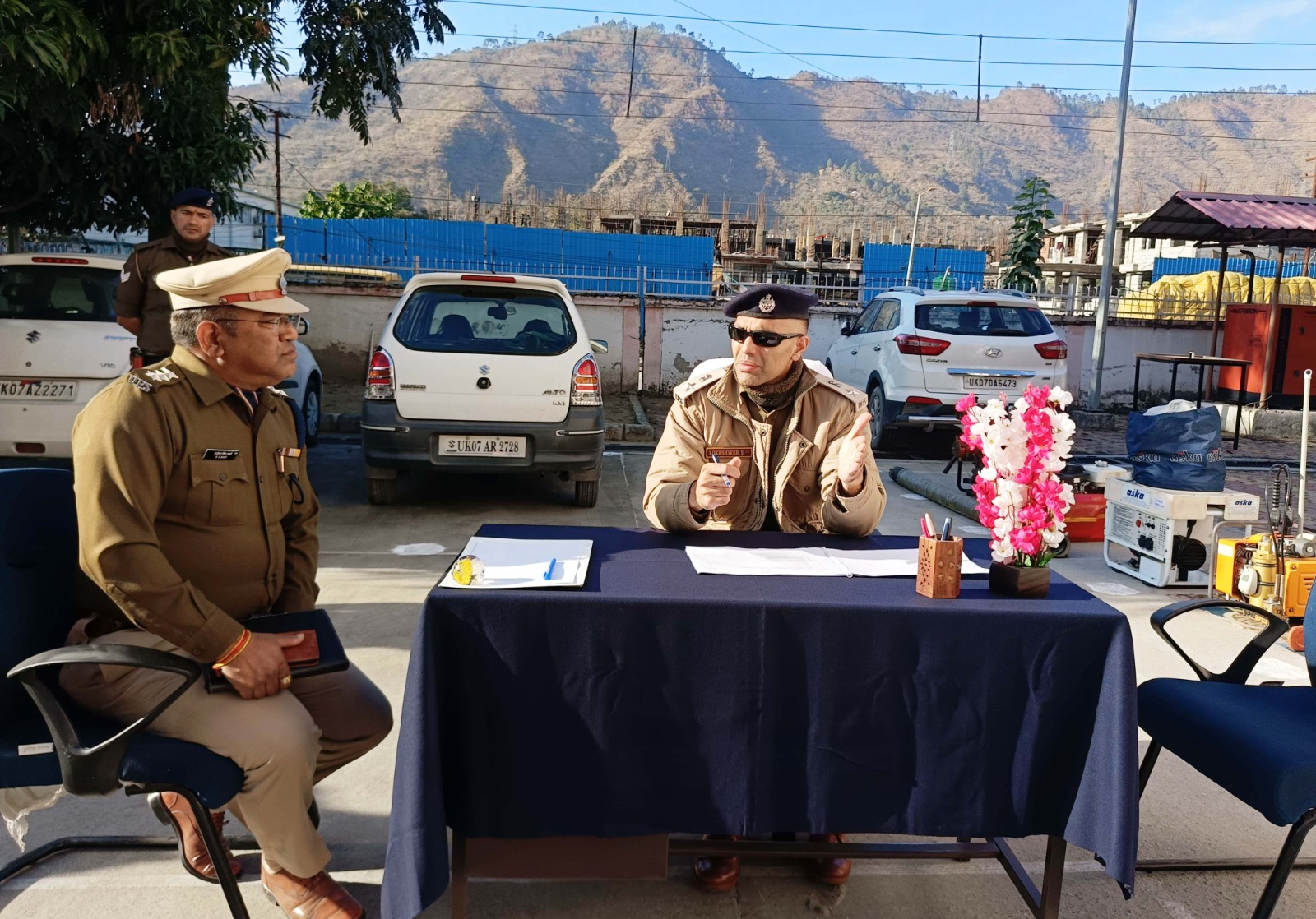 वरिष्ठ पुलिस अधीक्षक द्वारा किया गया फायर यूनिट श्रीनगर व महिला थाना श्रीनगर का वार्षिक निरीक्षण                                                                                   