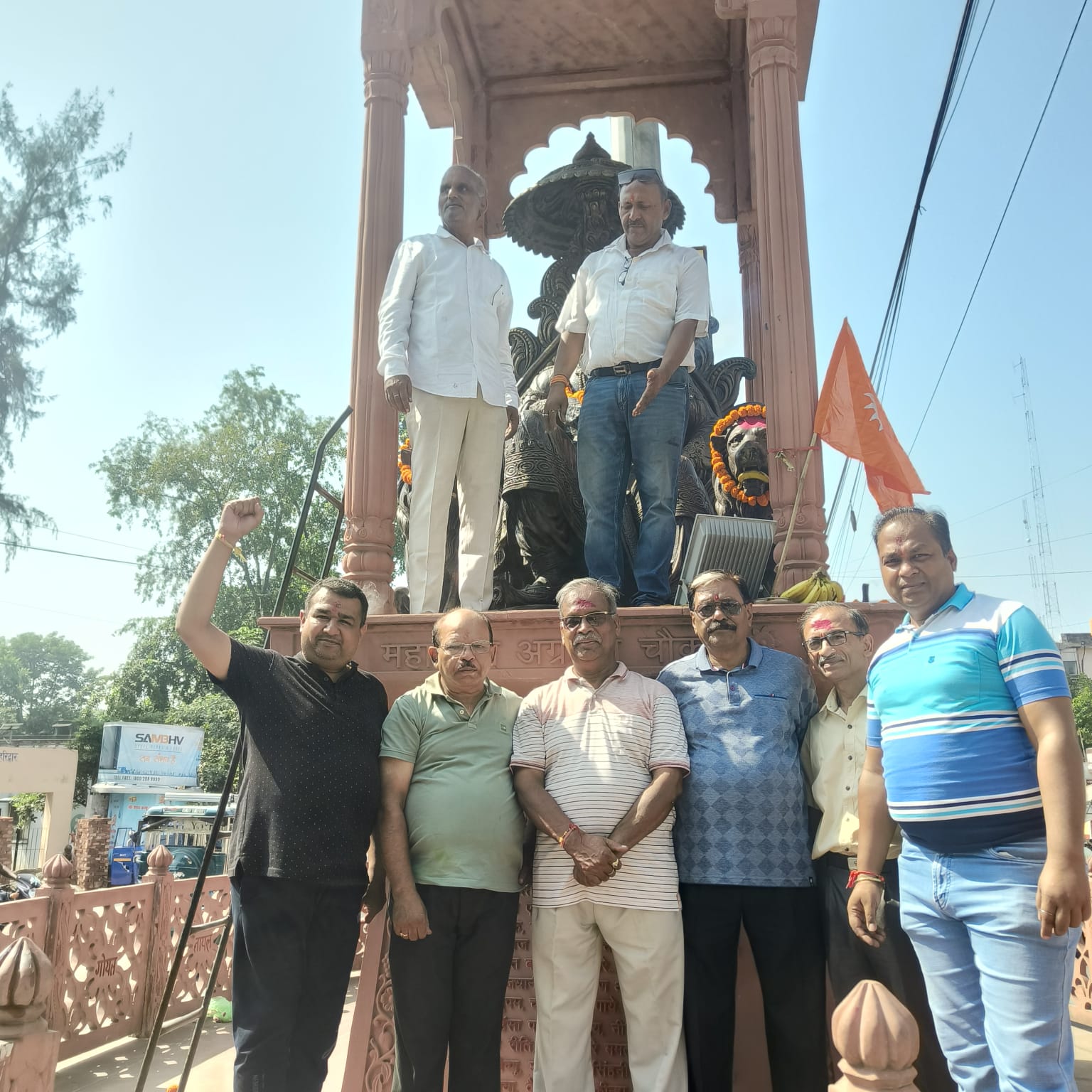 महाराज अग्रसेन के आदर्शो को अपनाकर समाज उत्थान में योगदान करें-अशोक अग्रवाल