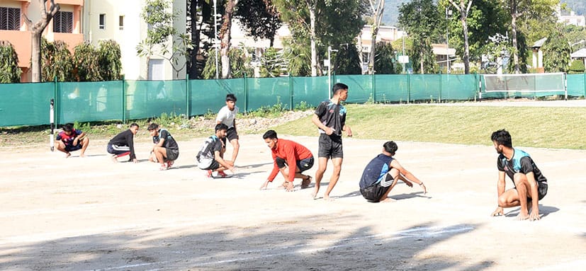 देसंविवि में उत्सव- 2024 के दूसरे दिन खिलाड़ियों ने दिखाया कौशल
