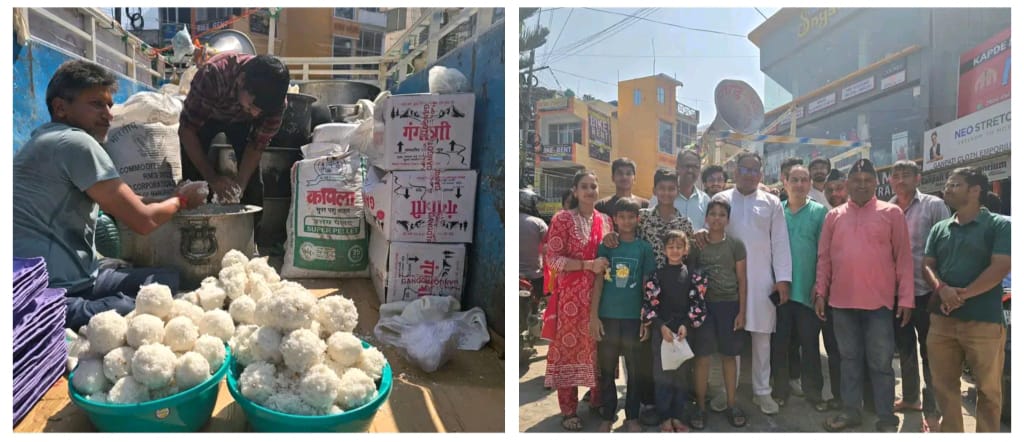 गौ सेवा संवर्धन समिति द्वारा बेजुबान पशुओं के लिए गौ ग्रास भंडारे का किया गया आयोजन                                                               