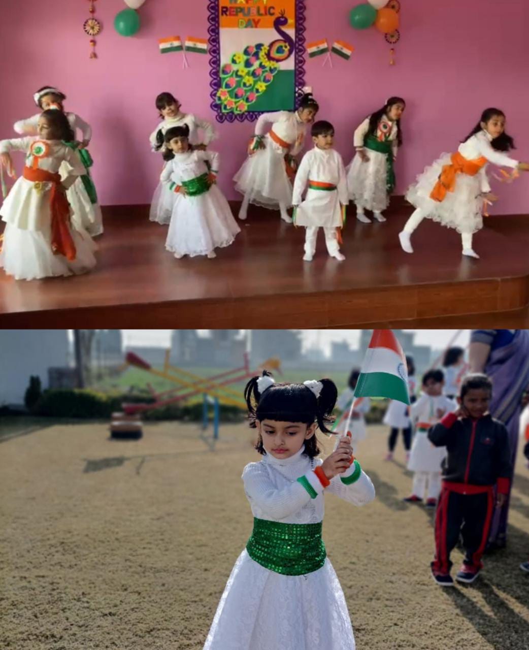गणतंत्र दिवस के अवसर पर बचपन प्ले स्कूल के छोटे छोटे बच्चो ने किया बहुत प्यारा नृत्य 