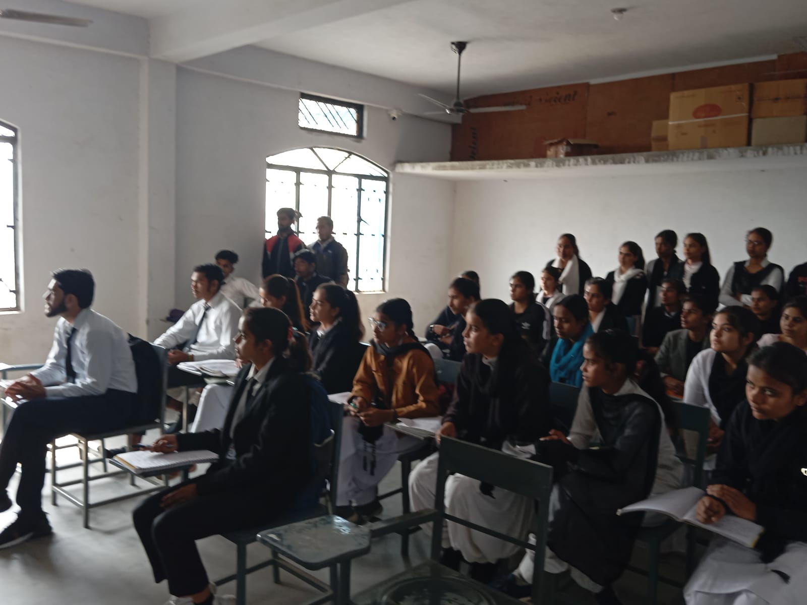 हर्ष विद्या मंदिर पीजी कॉलेज में मृदा स्वास्थ्य पर कार्यक्रम का आयोजन